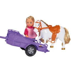 SIMBA Evi Love Jeep Met Paardentrailer -Speelgoed Winkel 1122910 978ae4c0