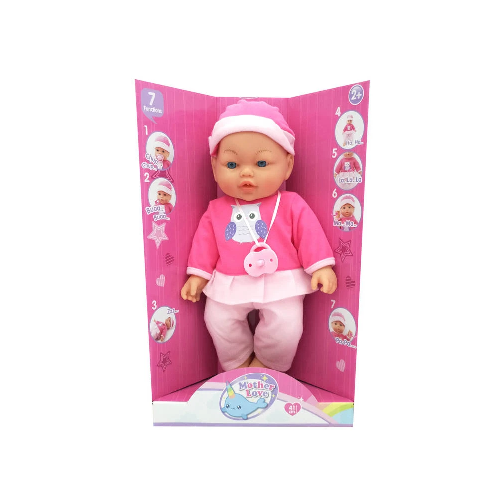 No Brand Mother Love Babypop Met Functies - 41 Cm 4 No Brand Mother Love Babypop Met Functies - 41 Cm - Afbeelding 2