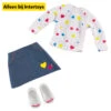 Poppenkleding Hartjes T-shirt En Rokje -Speelgoed Winkel 1987017 07769760