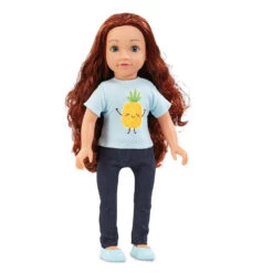 Poppenkleding Ananas T-shirt En Jeans -Speelgoed Winkel 1987018 704863bc