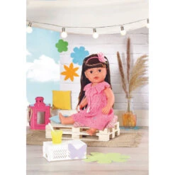 BABY Born Trendy Bloemenjurk - 43 Cm - Roze -Speelgoed Winkel 1991342 3cb1b00c