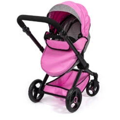 No Brand XEO Poppenwagen - Roze -Speelgoed Winkel 1992153 081452f6