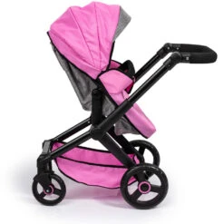 No Brand XEO Poppenwagen - Roze -Speelgoed Winkel 1992153 43e2a6d2