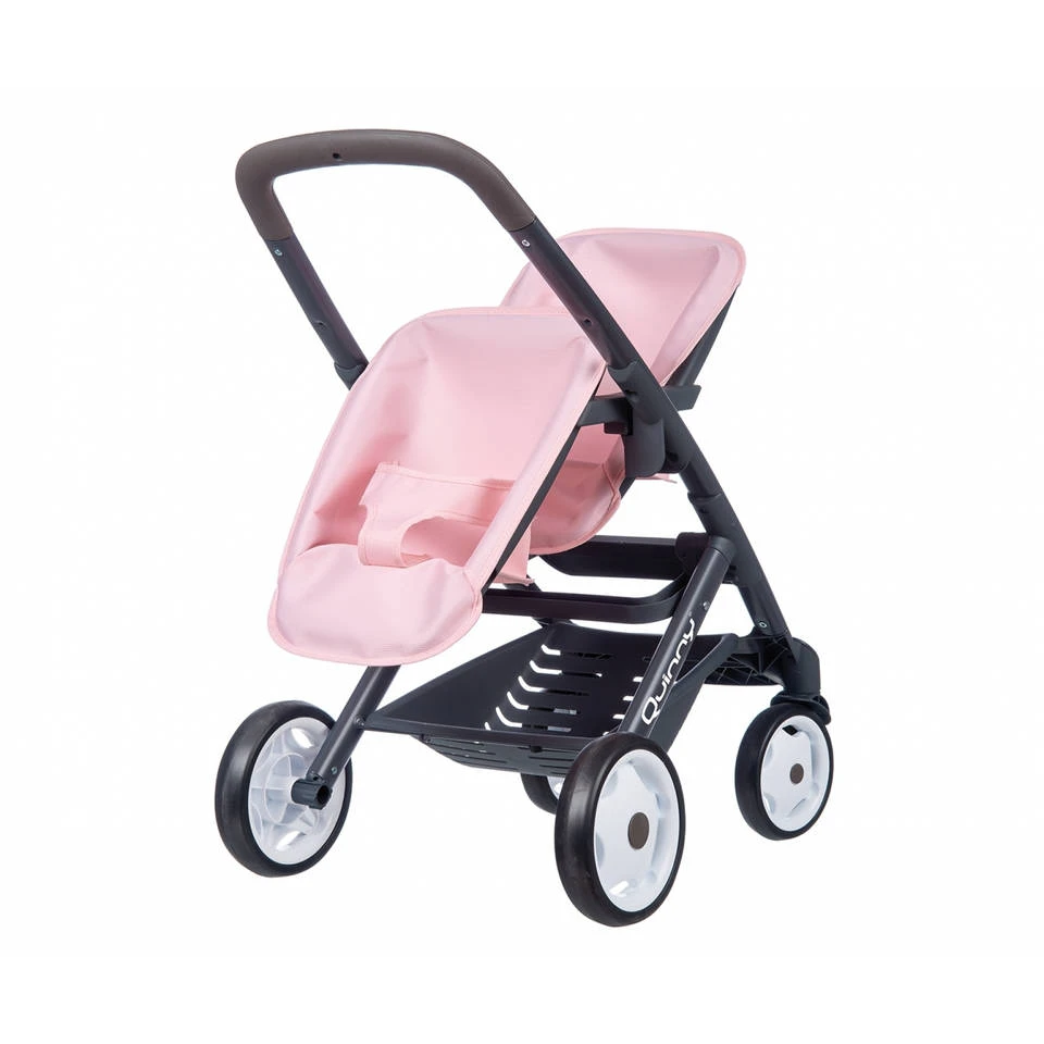 Smoby Maxi Cosi En Quinny Tweeling Poppenwagen 4 Smoby Maxi Cosi En Quinny Tweeling Poppenwagen - Afbeelding 2
